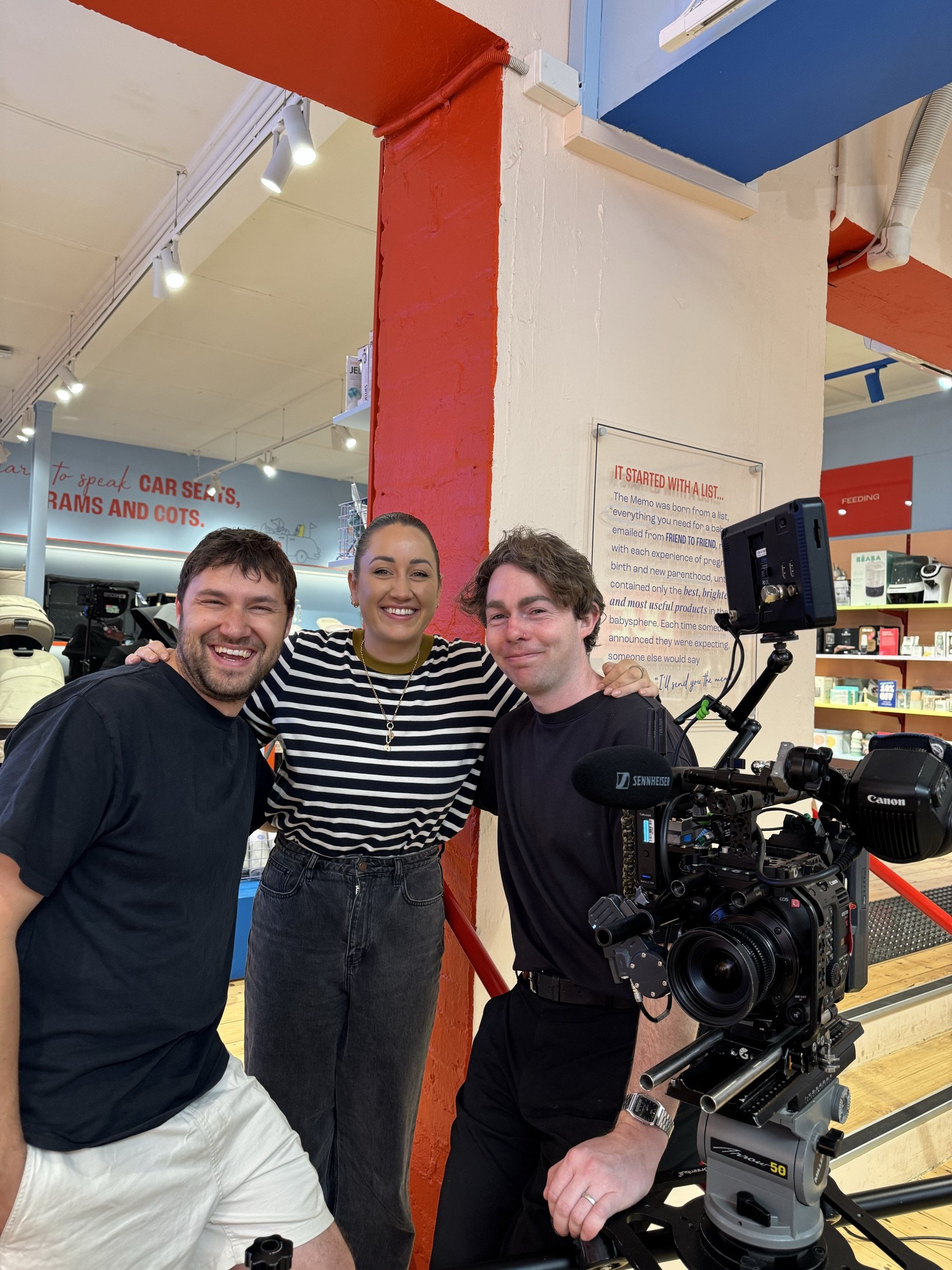 Behind the scenes